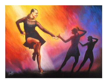 This small image of the Fosse's World pastel painting links to the main page that contains details about and a link to buy a giclée of this painting.